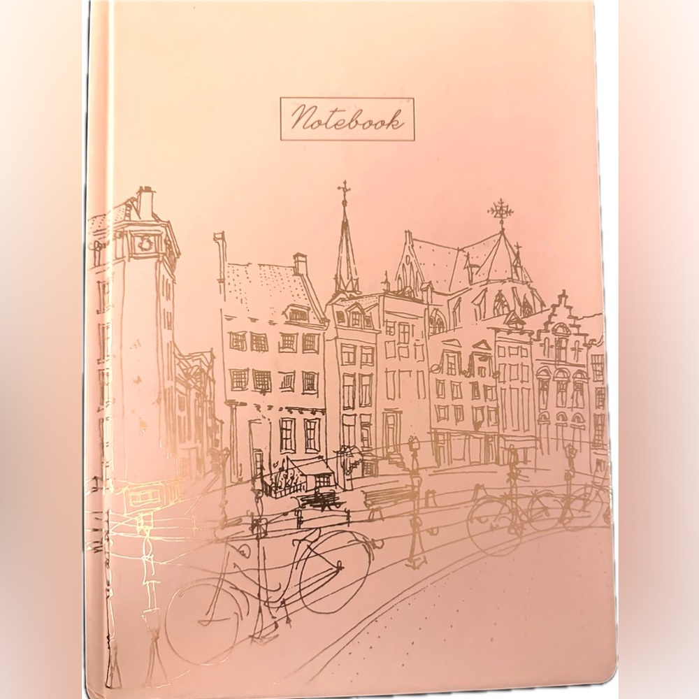 NEW NWT Amsterdam Holland Sketch Art Hard Cover Journal Notebook 200 Lined Pages